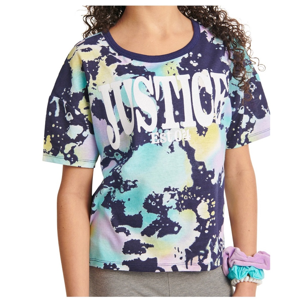 Sparkly, colorful and flat out fun. Justice's Everyday Faves Graphic Tee